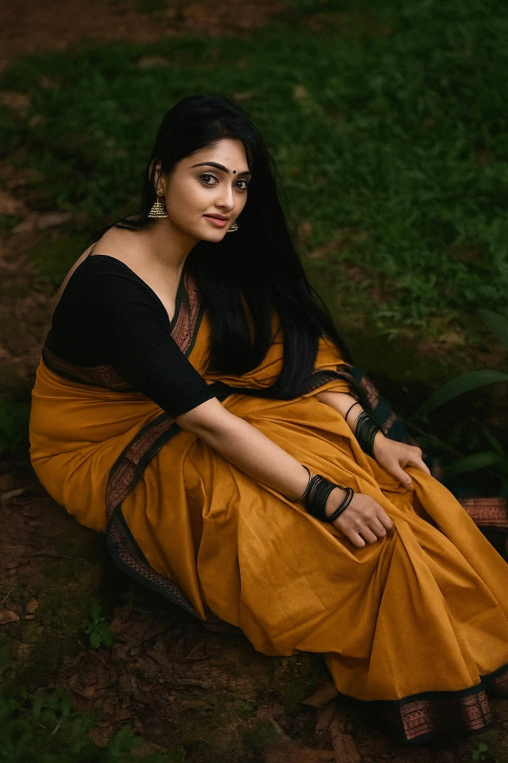 Yellow Saree - by SareeSouls